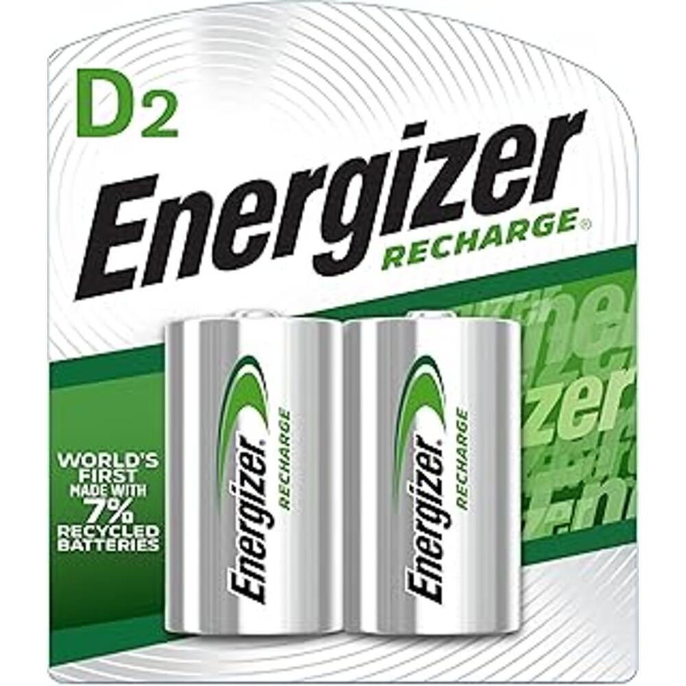 Pre-Owned D energizer rechargeable batteries